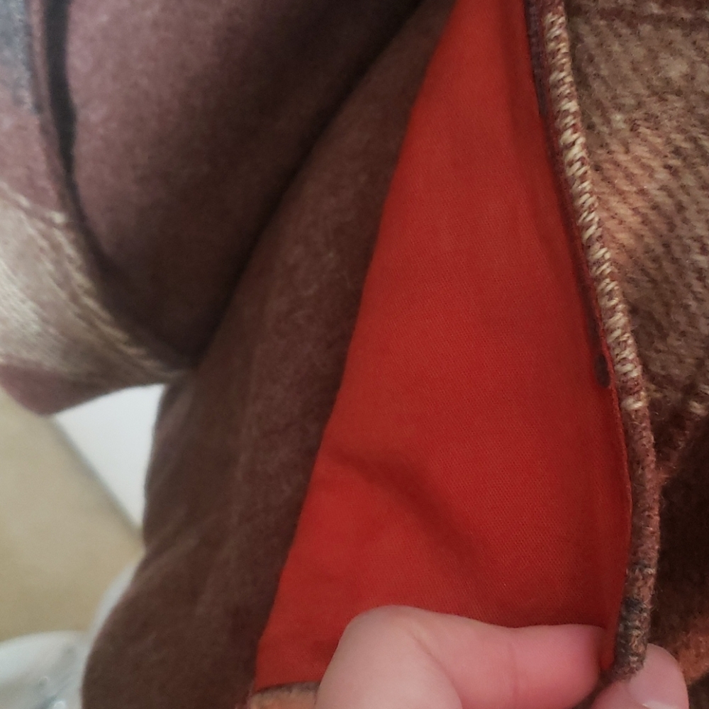 Casa De Lana Boho Hooded Peacoat Brown Aztec 10 View 6